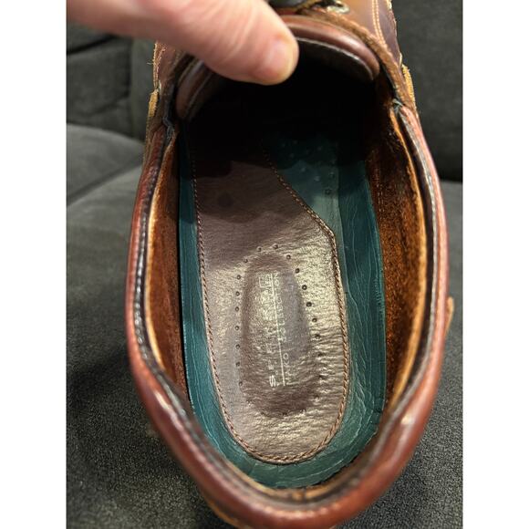 Sperry topsider mako brown leather boat shoes mens size 11.5. - Picture 8 of 8